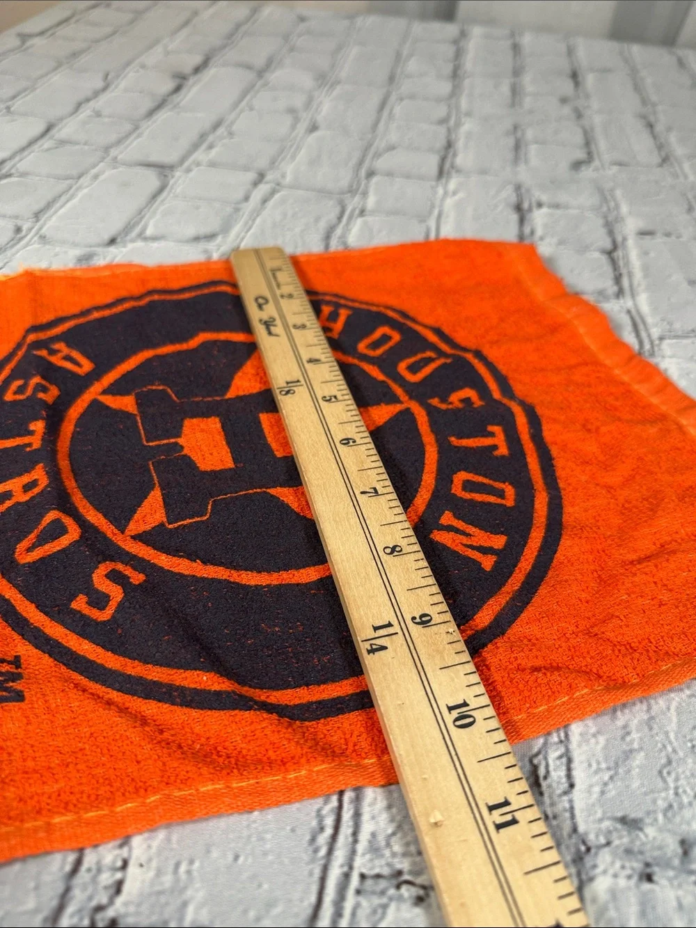 Houston Astros Orange Rally Game Towel - Silverleaf Resorts Logo